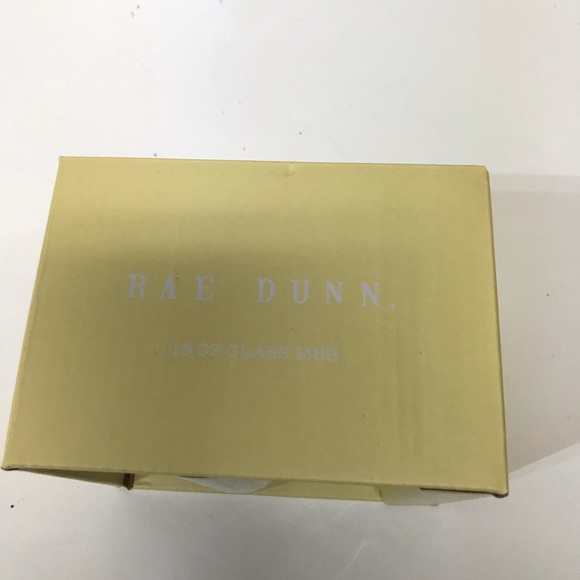 Rae Dunn glass mug - Picture 2 of 4